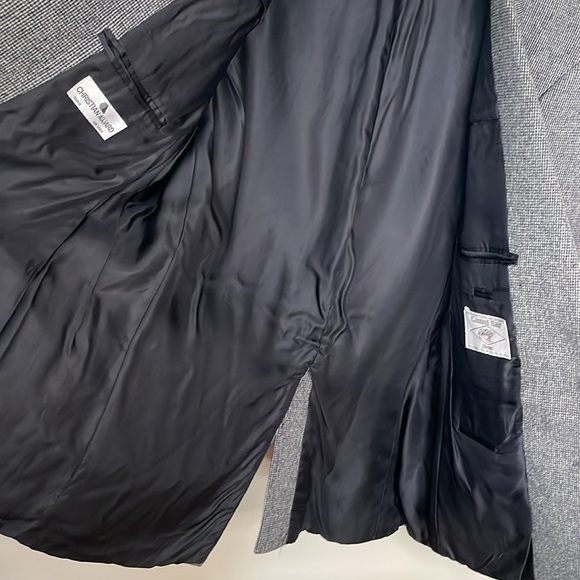 CHRISTIAN AUJARD Men’s 42L Camel Hair Blend Tweed Herringbone Blazer Academia - Picture 8 of 10